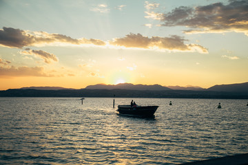 Naklejka premium Lago di Garda, Garda Lake, Italy