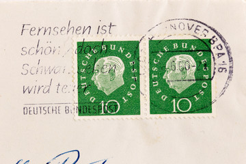 Briefmarke gestempelt