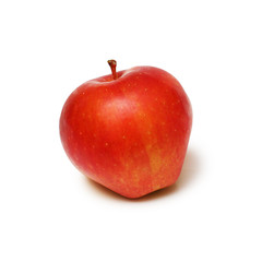 Obraz na płótnie Canvas red Apple on white background