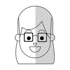 happy woman cartoon icon image vector illustration design 
