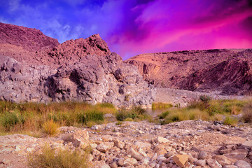 landscape in Oman, Arabia