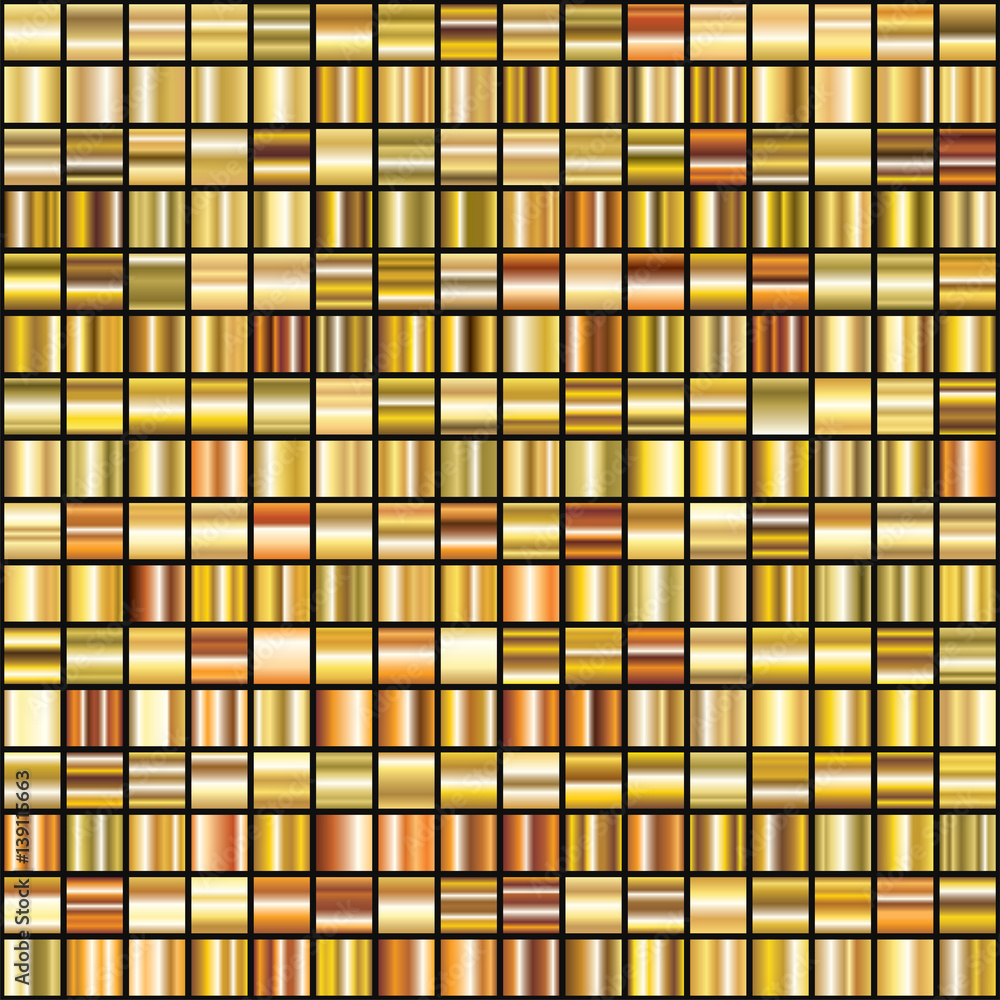 Poster vector set of shiny 256 abstract gold gradient backgrounds