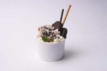 plombir, ice cream, ice roll - 139115868