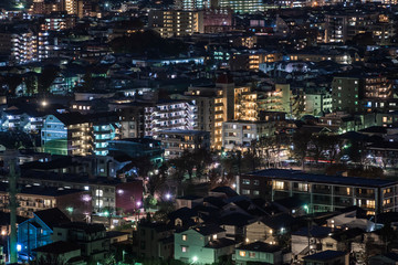 Fototapeta na wymiar Tokyo night residential area - 東京　夜の住宅街
