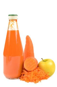 carrot and apple juice