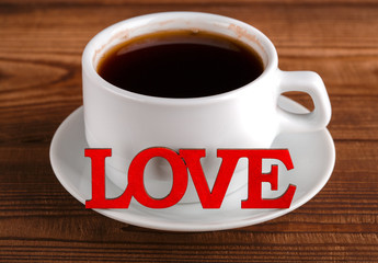 Coffee beans. Good morning. Roasted coffee beans background close up. Coffee beans pile from top with copy space for text. Coffee house.