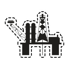 refinery oil industry related icons image vector illustration design 