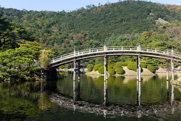 Fototapeta premium Traditional Kokoen Garden in Himeji