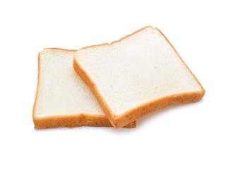 Bread isolated on white background.