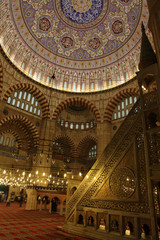 Fototapeta na wymiar Dome, Selimiye Mosque, Edirne, Turkey