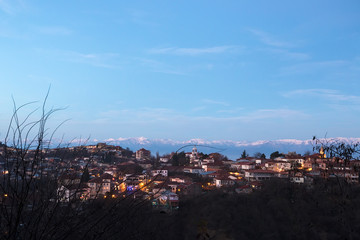 Signagi is a georgian town in region of Kakheti. Signagi is known as a "Love City" in Georgia. Winter view
