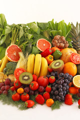 Fototapeta na wymiar 新鮮な野菜と果物　 