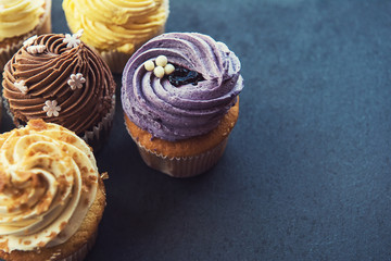 Cupcakes desert cream