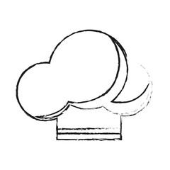 chef hat icon image vector illustration design 