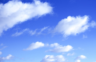 Clouds on a blue sky