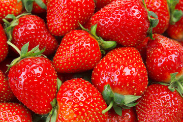 Strawberries background