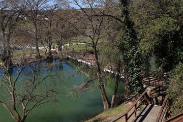 Bridge Over River