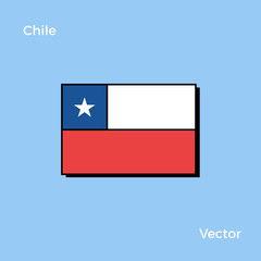 Chile Flag vector