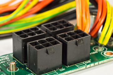 Connectors of power supply unit