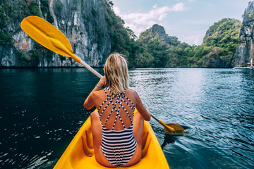 Kayaking in El Nido, Palawan, Philippines