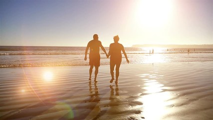  High quality video of senior couple in slow motion - Powered by Adobe