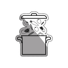 Delicious and fresh vegetables icon vector illustrration graphic design