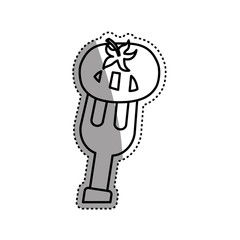 Delicious and fresh vegetable icon vector illustrration graphic design