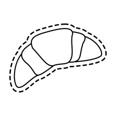 bread pastry icon image vector illustration design 