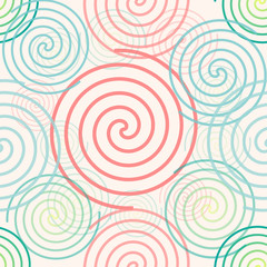 seamless colorful vortex pattern background