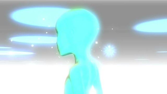 Digital Animation of an Alien
