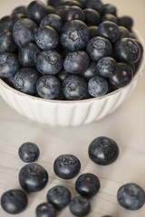 Bowl of bluberries