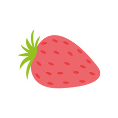 Strawberry Delicious fruit icon vector illustration graphic design
