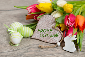 Osterkarte-Frohe Ostern