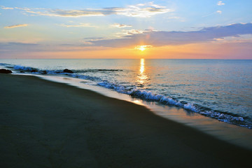 Summertime Seashore Sunrise
