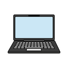 laptop computer icon image vector illustration design