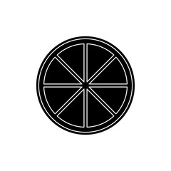 Orange Delicious fruit icon vector illustration graphic design