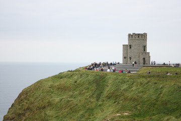 Fototapeta na wymiar O'Brien's Tower Cliffs of Moher
