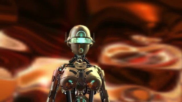 Digital Animation of a Fembot