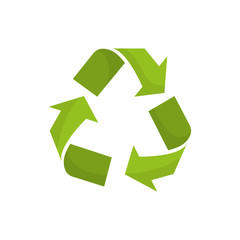 Obraz premium Recycle ecology symbol icon vector illustration graphic design