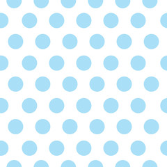 Seamless pink polka dot pattern repeatable tileable vector