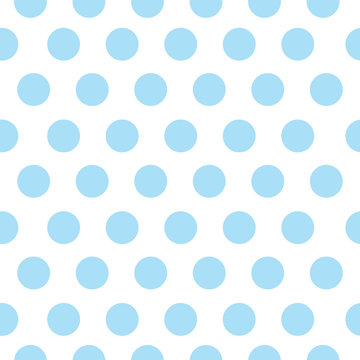 Seamless pink polka dot pattern repeatable tileable vector