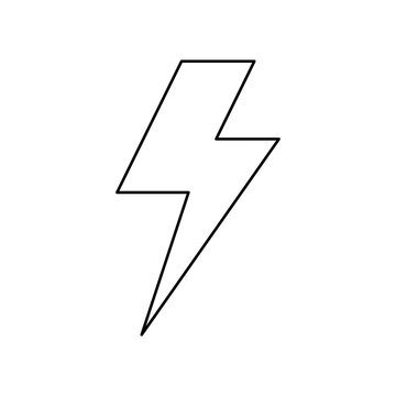 Ray electricity symbol icon vector illustration graphic design