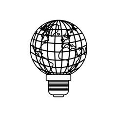 Green energy ecology icon vector illustration graphic design