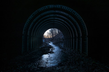 Stream through the Tunnel