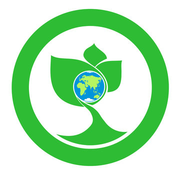 Eco icon. Environment protection.