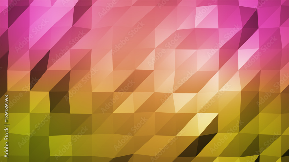 Poster light multicolor polygonal illustration, which consist of triangles. triangular pattern for your bus