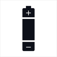 Battery icon in trendy flat style.