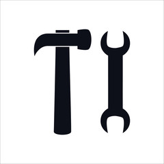 Tools icon in trendy flat style.