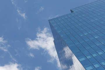 Skyscraper, symbol of corporate business and finance