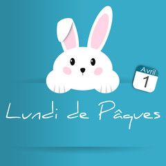 lundi de pâques - 1 avril 2018 - lapin de pâques